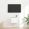 vidaXL Meuble TV mural Blanc 60 x 31 x 29.5 cm Bois d'ingénierie