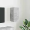vidaXL Meuble TV mural Béton 30 x 31 x 60 cm Bois d'ingénierie