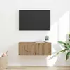 vidaXL Meuble TV mural Montage mural Chêne artisan 60 x 31 x 29.5 cm