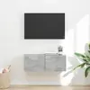 vidaXL Meuble TV mural Béton 60 x 31 x 29.5 cm Bois d'ingénierie