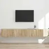 vidaXL Meuble TV mural Montage mural 2 pcs Sonoma 60 x 31 x 29.5 cm