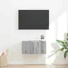 vidaXL Meuble TV mural Gris Sonoma 60 x 31 x 29.5 cm Bois d'ingénierie