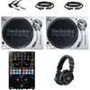 Technics SL-1200MK7 DJ-draaitafel Starterset met Pioneer DJ DJM-S7 mix...