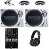 Technics SL-1200MK7 DJ-draaitafel Starterset met Pioneer DJ DJM-S11 mi...