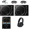 Pioneer DJ PLX-500 DJ-draaitafel Starterset met Pioneer DJ DJM-S7 mixe...