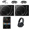 Pioneer DJ PLX-500 DJ-draaitafel Starterset Pioneer DJ DJM-S11 mixer