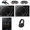 Pioneer DJ PLX-500 DJ-draaitafel Starterset met Pioneer DJ DJM-450 mix...