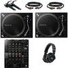 Pioneer DJ PLX-500 DJ-draaitafel Starterset met Pioneer DJ DJM-750MK2 ...