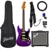 JET Guitars JS-300 Plum R elektrische gitaar starterset