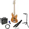 Sire Marcus Miller U5 Alder Flamed Maple Natural elektrische basgitaar...