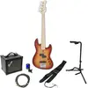 Sire Marcus Miller U5 Alder Flamed Maple Tobacco Sunburst elektrische ...