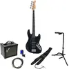 Sire Marcus Miller V1 4-String Black elektrische basgitaar starterset