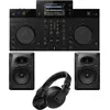 AlphaTheta XDJ-AN + studiomonitoren + koptelefoon