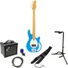 Sire Marcus Miller Z3 4-String Blue elektrische basgitaar starterset