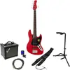 Sire Marcus Miller V3P 5-String Red Satin 5-snarige elektrische basgit...