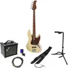 Sire Marcus Miller V5-4 Alder Vintage White elektrische basgitaar star...