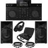 AlphaTheta XDJ-AN + Wave Eight set + koptelefoon + kabels + case