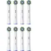 Oral-B Pro Cross Action Opzetborstels - Wit - 8 Stuks
