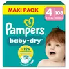 Pampers Baby-Dry (Taille 4, Pack mensuel, 108 pièce(s))
