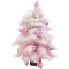 LESHP décoration d'arbre de Noël Mini sapin de Noël en plumes jouet 45CM