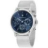 Montre en acier - MASERATI - EPOCA 42MM - Etanche 10 Atm - Bleu - Quartz