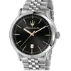 Maserati Montre Epoca 42 Mm 3h Black Dial Br Ss