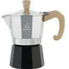 Forever machine à café, Cafetière moka, Noir, Argent