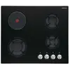 Table de cuisson mixte gaz/électrique en verre noir 60cm - AIRLUX AV64...