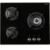 AIRLUX Table verre gaz 60cm 3 foyers - AV635HBK