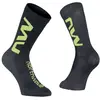 Fietssok Northwave Extreme Air Sock Black Fluo Black-Schoenmaat 34 - 3...