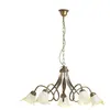 ONLI Lustre 5 lumières Bronze Double Tour