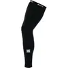 Santini Beenwarmers Zwart Unisex - Totum Thermofleece Leg Warmers Black - XS/S