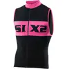 Sixs Luxury Mouwloos Fietstrui Zwart S Man