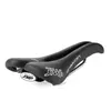 Smp drakon selle avec rails en acier inoxydable noir noir