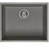 Elleci Quadra 105 onderbouw spoelbak - Granitek wit