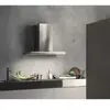 Hotte décorative murale FALMEC LUMINA 1430 MURAL 90 INOX/VERRE Gris
