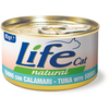 6x85g Life Cat Natural Adulte thon avec calamar nourriture humide pour...