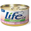 6x85g Thon avec saumon adulte LifeCat nourriture pour chat humide