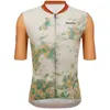 Santini Maillot à Manches Courtes Marble Sllim Fit