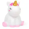 Legami - Veilleuse pour enfants, 4 couleurs, piles incluses, 20 heures d'autonomie, 10,4 x 11,5 cm, thème licorne