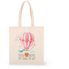 LEGAMI Sac en Coton Sac en coton Femme, Air Balloon, Taille unique, Ut...