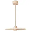 Creative Cables Suspension En Bois Avec Câble Textile Et Abat-jour Ufo