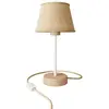 Creative Cables Lampe De Table En Bois Alzaluce Wood Avec Abat-jour Empire Et Prise Bipolaire