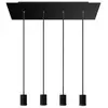 Creative Cables Suspension Gu1d0 Xxl à 4 Lumières Avec Rosace Rectangulaire 675 Mm