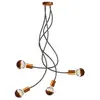 Creative Cables Plafonnier Articulé Flex 90 à Lumière Diffuse Avec Ampoule Led G95-avec Bulb