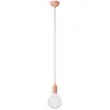 Creative Cables Suspension Colorée Avec Câble Textile Avec Bulb Silicone
