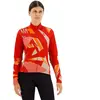 CASTELLI T-shirt Tropicale Ls Jersey, Rouge minéral., L