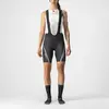 Castelli Koersbroek Dames Zwart Zilver - VELOCISSIMA 3 BIBSHORT BLACK SILVER-XL