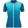 Karpos Verve Evo W Jersey T-Shirt Femme, Moroccan Blue/Bluebird, M