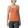 CASTELLI T-shirt Bavette pour femme, Orange/hibiscus doux, XS